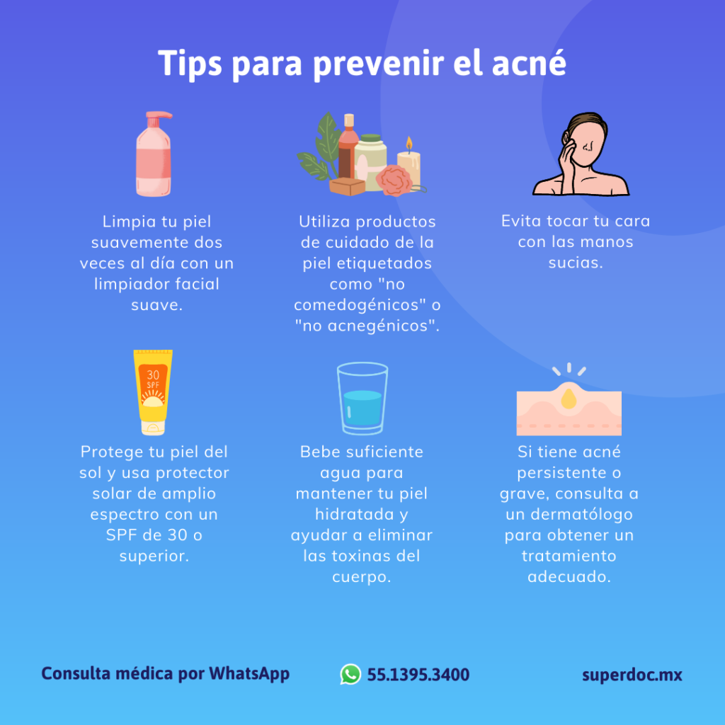 como prevenir el acne